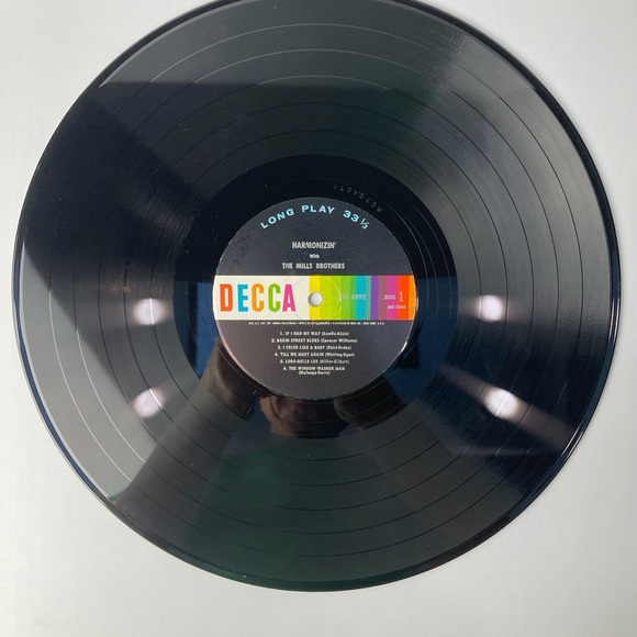 Harmonizing With The Mills Brothers Vintage Vinyl Record Album LP - Picture 3 of 4